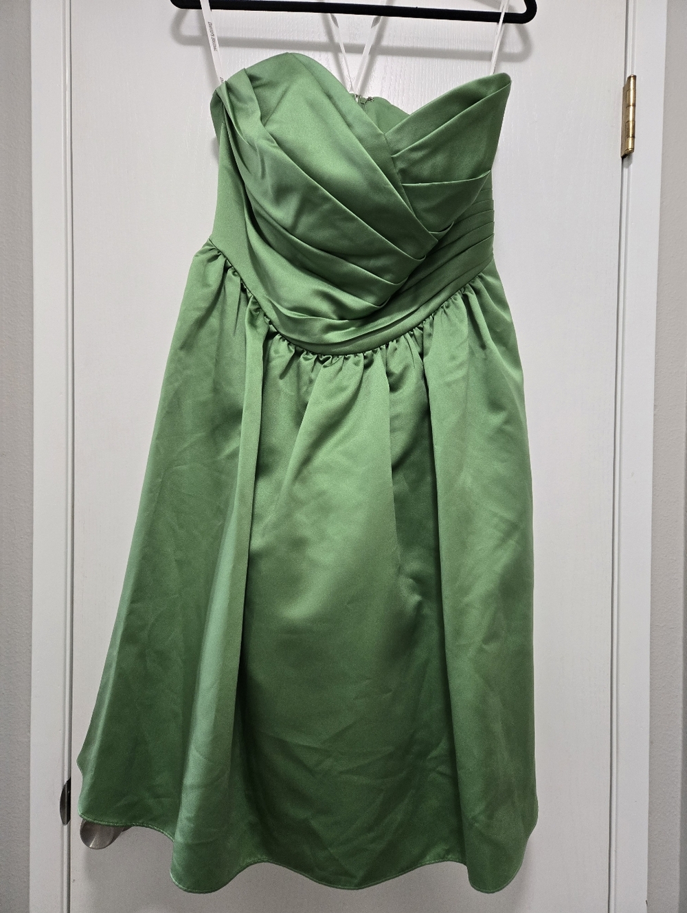 NWOT David's Bridal Sweetheart Ruched Dress